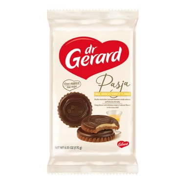 Dr Gerard Pasja keksz tojáslikőr krémmel és csokoládé ízzel 170g