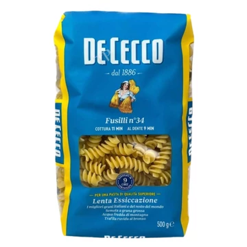 De Cecco fusilli N34 tészta 500g