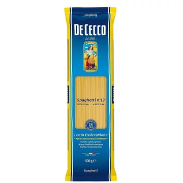 De Cecco spagetti N12 tészta 500g