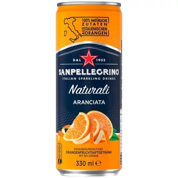 San Pellegrino Aranciata szénsavas gyümölcsital - narancs 18% 0,33 l- dobozos