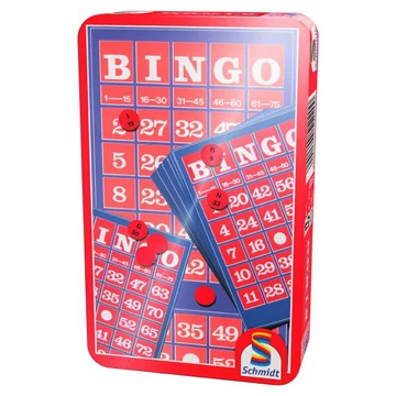 Bingo fémdobozos társasjáték