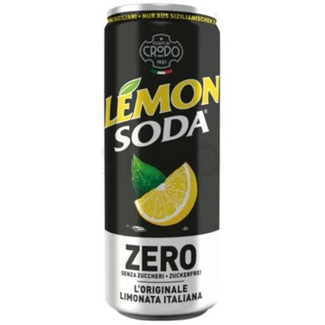 LemonSODA ZERO cukormentes dobozos szénsavas citromos üdítőital  330 ml