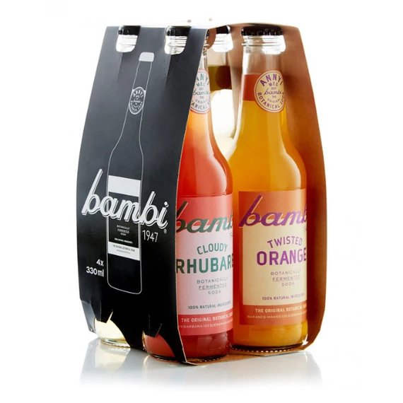 Bambi 4-es Pack Szénsavas üdítőital 4x330ml
