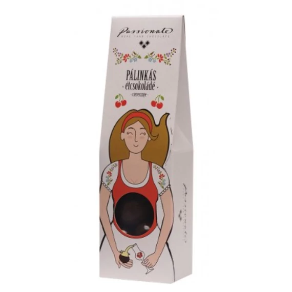 Passionate - pálinkás étcsokoládé bobon cseresznyepálinkával 80g