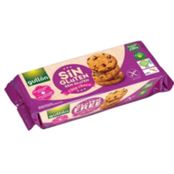 Gullon chip choco hozzáadott cukor és gluténmentes keksz 130g