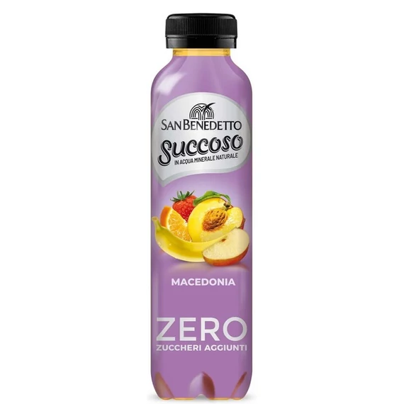 San Benedetto Succoso ZERO cukormentes macedonia szénsavmentes üdítőital 400ml