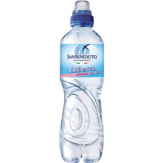 San Benedetto Libera Sportkupakos Szénsavmentes Ásványvíz Forrásvíz 750ml (0,75 L) Naturale