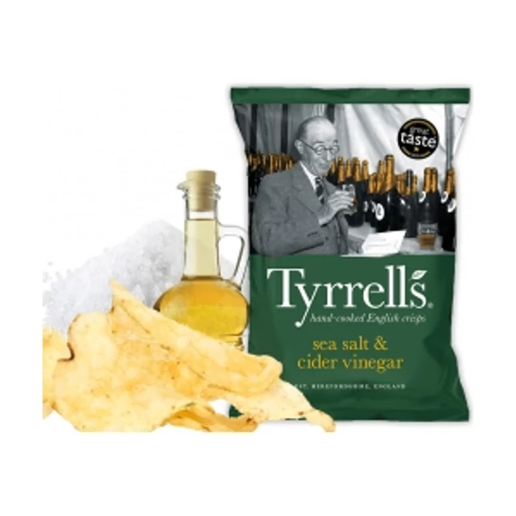 Tyrrel's chips tengeri sós almaecetes 40 g