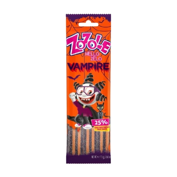 Zozole Haloween narancs és feketeribizli ízű gumicukor 75g