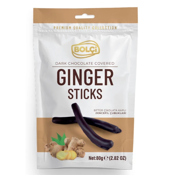 Bolci tasak étcsokoládés gyömbér stick 80g