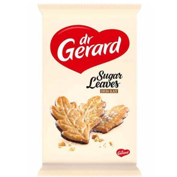Dr Gerard Sugar Leaves 165g  Keksz cukorszórattal és kakós bevonattal