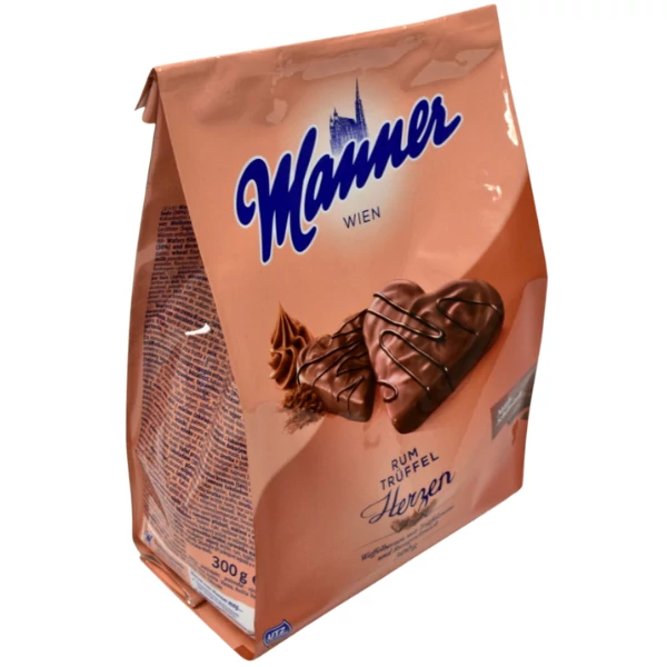 MANNER HERZEN TRÜFFELKRÉM - Ostyaszívek 300G