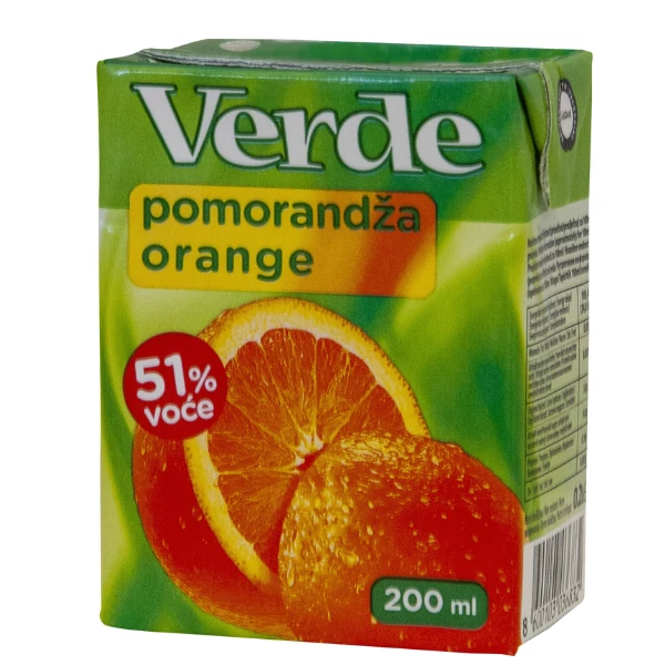 VERDE Narancs nektár 51% 200ml